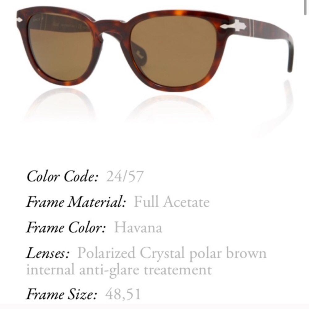 Persol Havana Brown Polarized Sunglasses